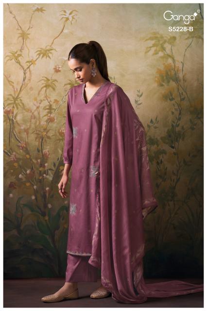 Ganga maheya 5228 dress material wholesale with price in mumbai